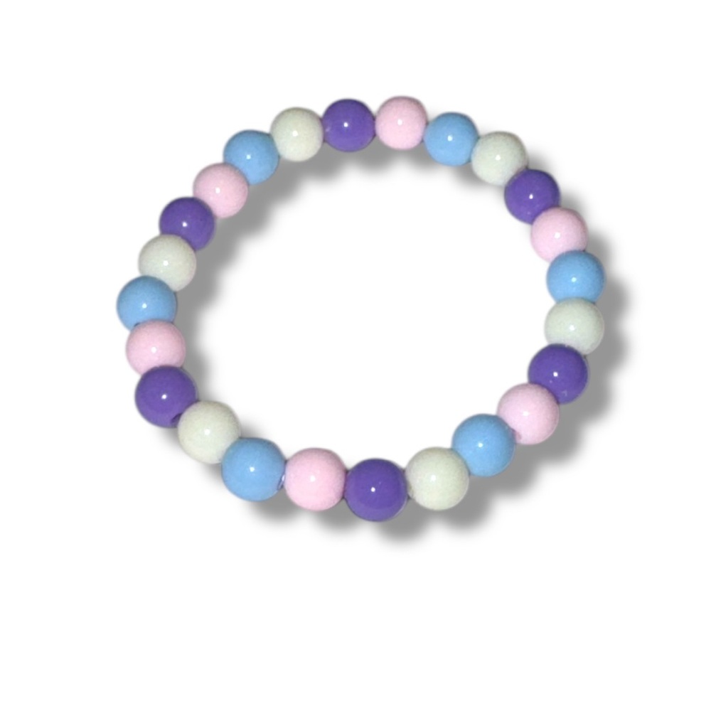 3 FOR $10 HANDCRAFTED Acrylic Gloss Beaded Bracelet